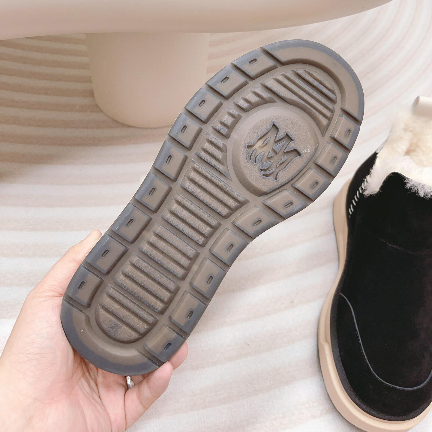 Amiri Malibu Shearling Lined Suede Boots - DopestKickz