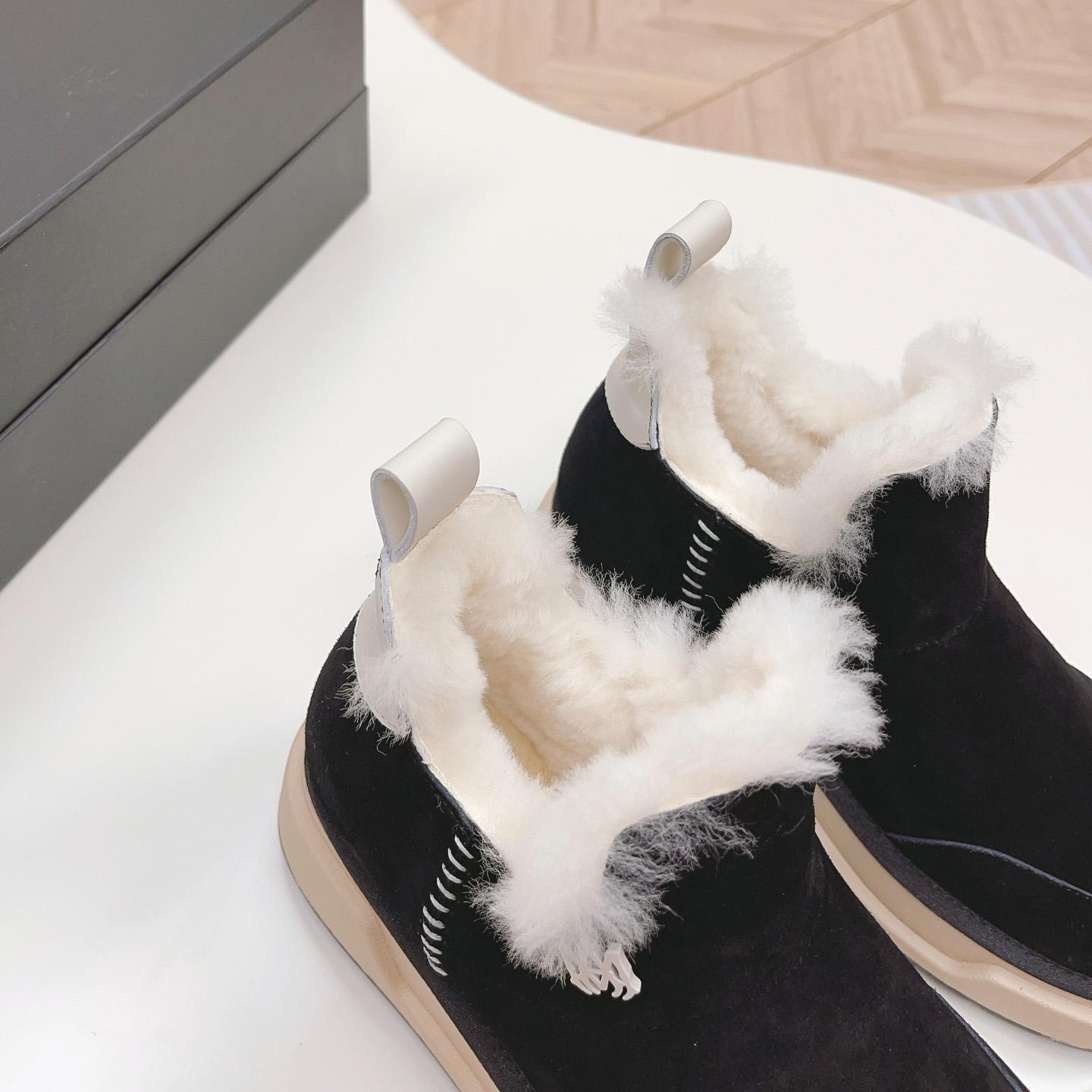 Amiri Malibu Shearling Lined Suede Boots - DopestKickz