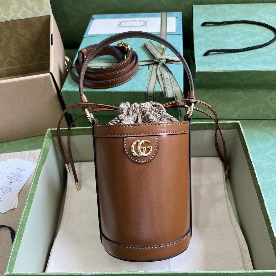 Gucci Ophidia Mini Bucket Bag  (11.5x23x8cm) - DopestKickz