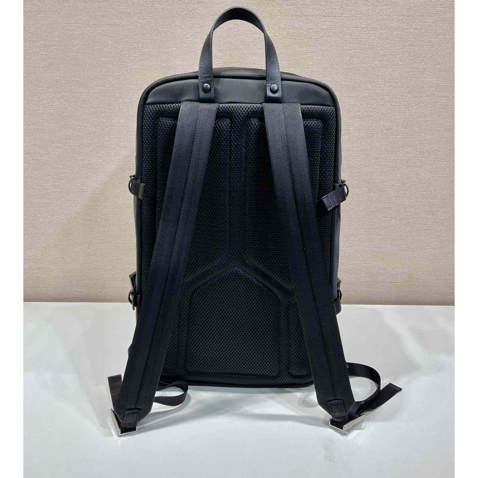 Prada Re-Nylon And Saffiano Leather Backpack - DopestKickz