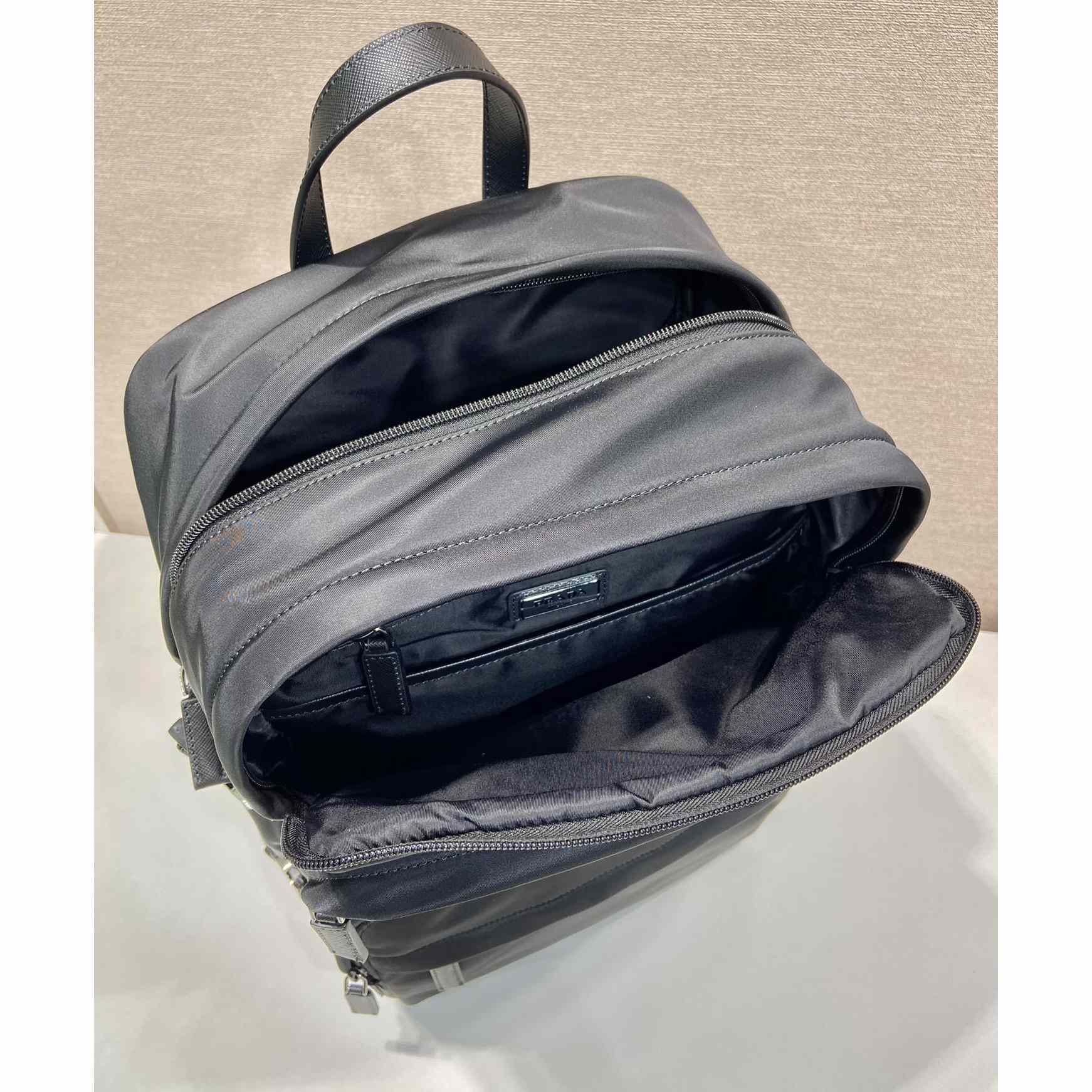 Prada Re-Nylon And Saffiano Leather Backpack - DopestKickz