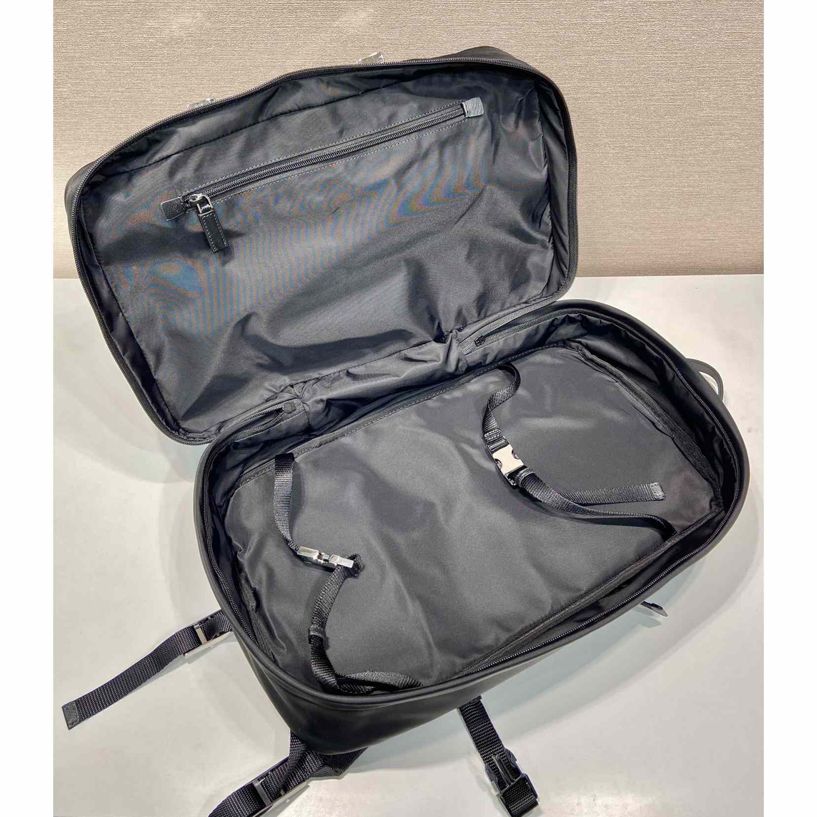 Prada Re-Nylon And Saffiano Leather Backpack - DopestKickz