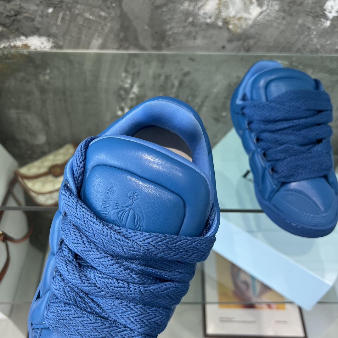Lanvin Leather Curb XL Sneakers - DopestKickz