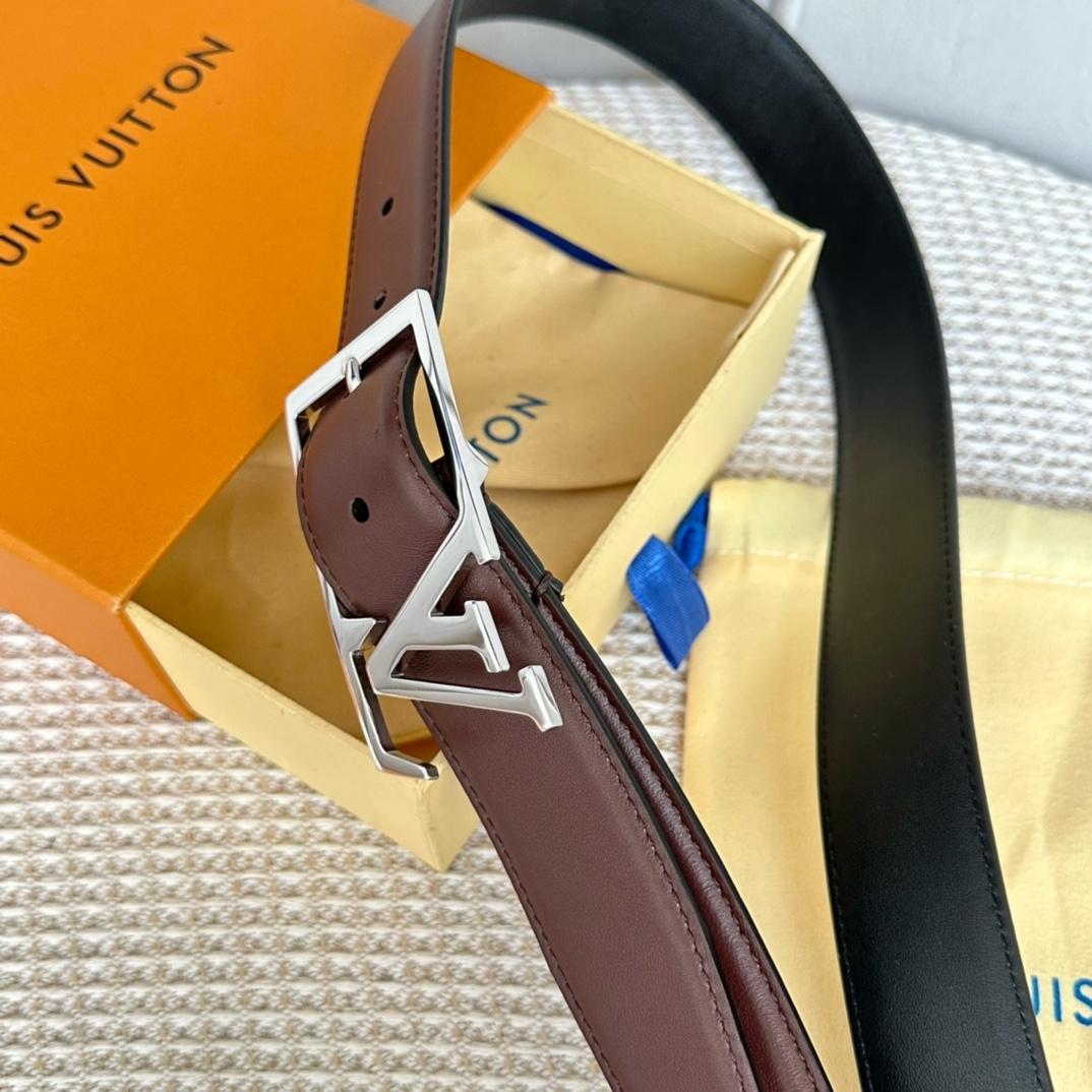 Louis Vuitton LV Skyline 35mm Belt - DopestKickz
