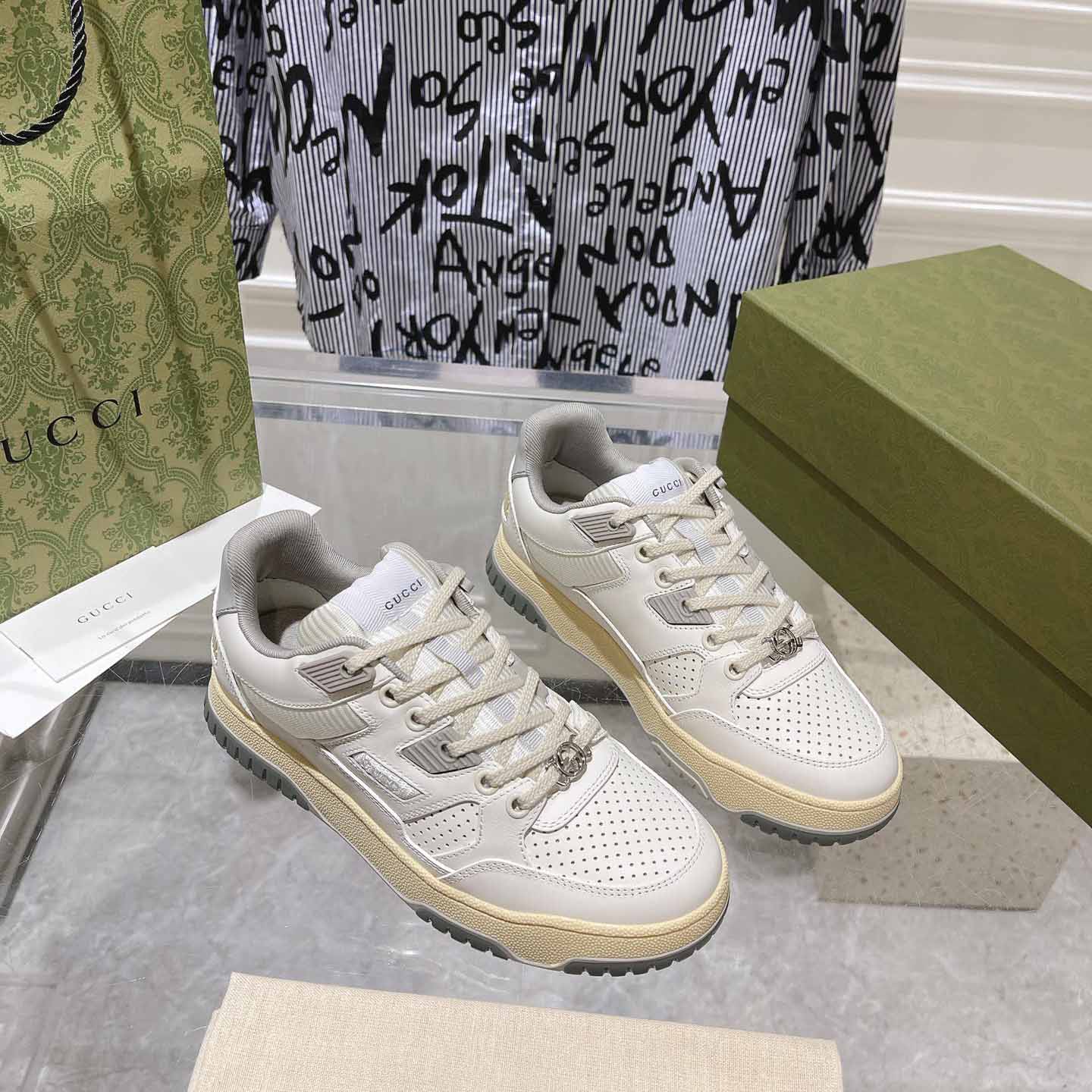 Gucci Distressed Effect Sneaker - DopestKickz