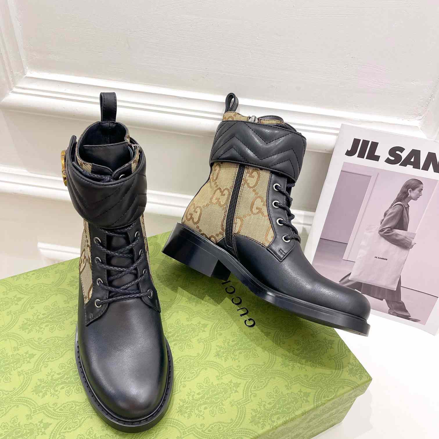 Gucci Women's Ankle Boot With Double G - DopestKickz