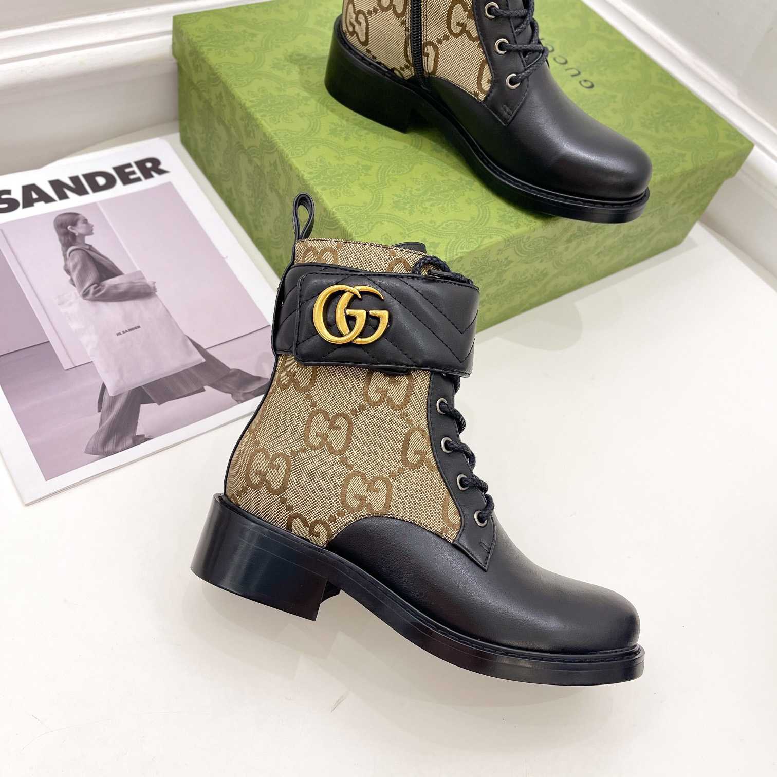 Gucci Women's Ankle Boot With Double G - DopestKickz