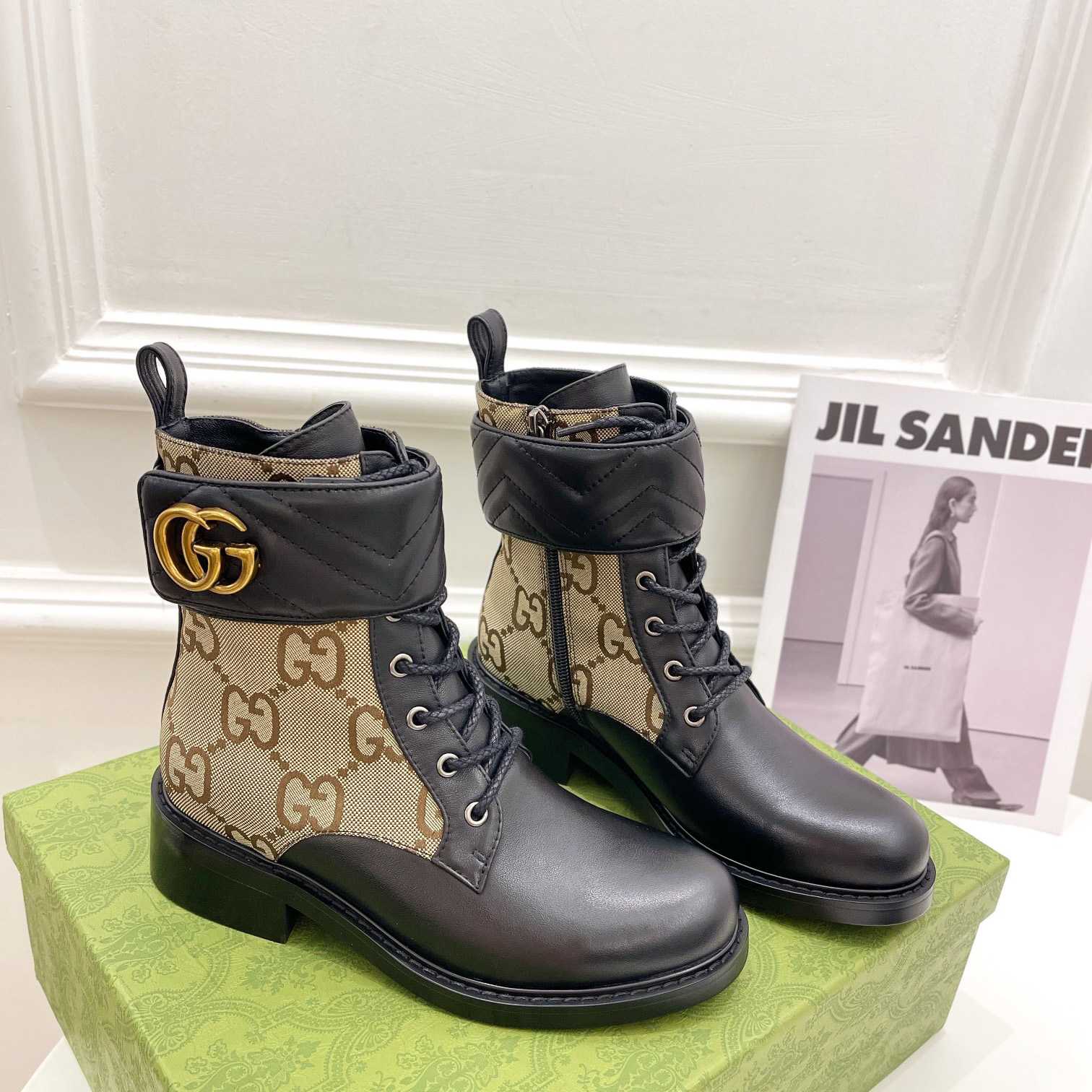 Gucci Women's Ankle Boot With Double G - DopestKickz