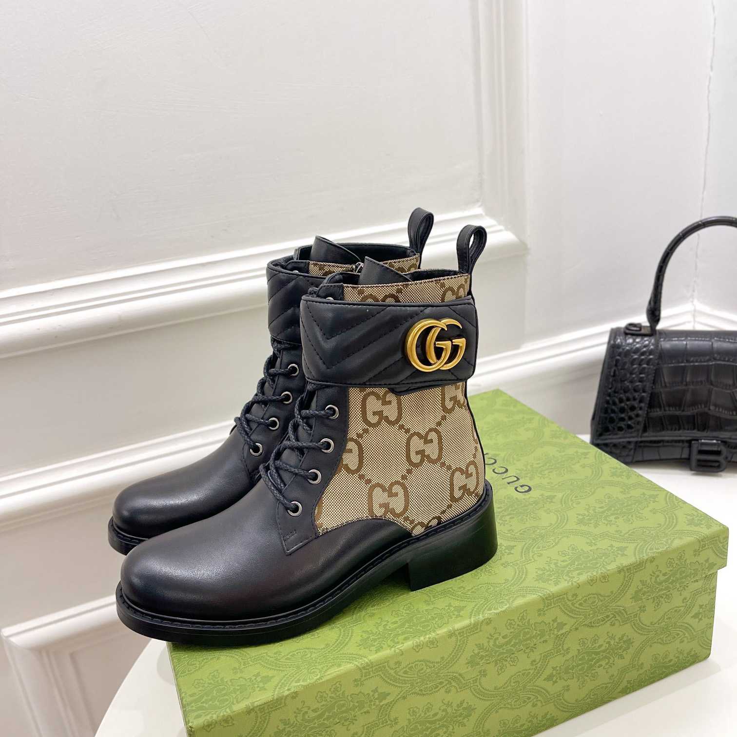 Gucci Women's Ankle Boot With Double G - DopestKickz