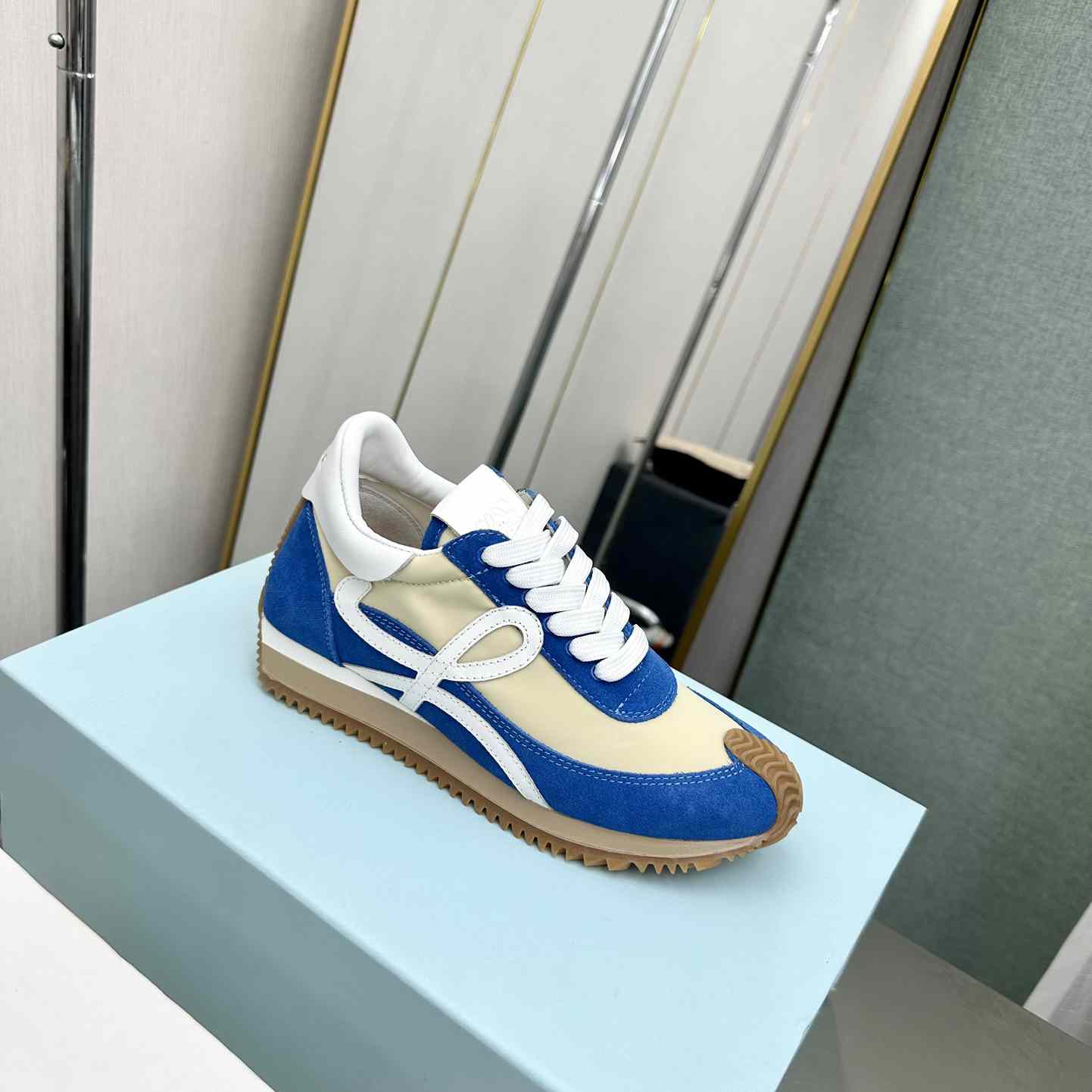 Loewe Flow Runner In Nylon And Suede - DopestKickz