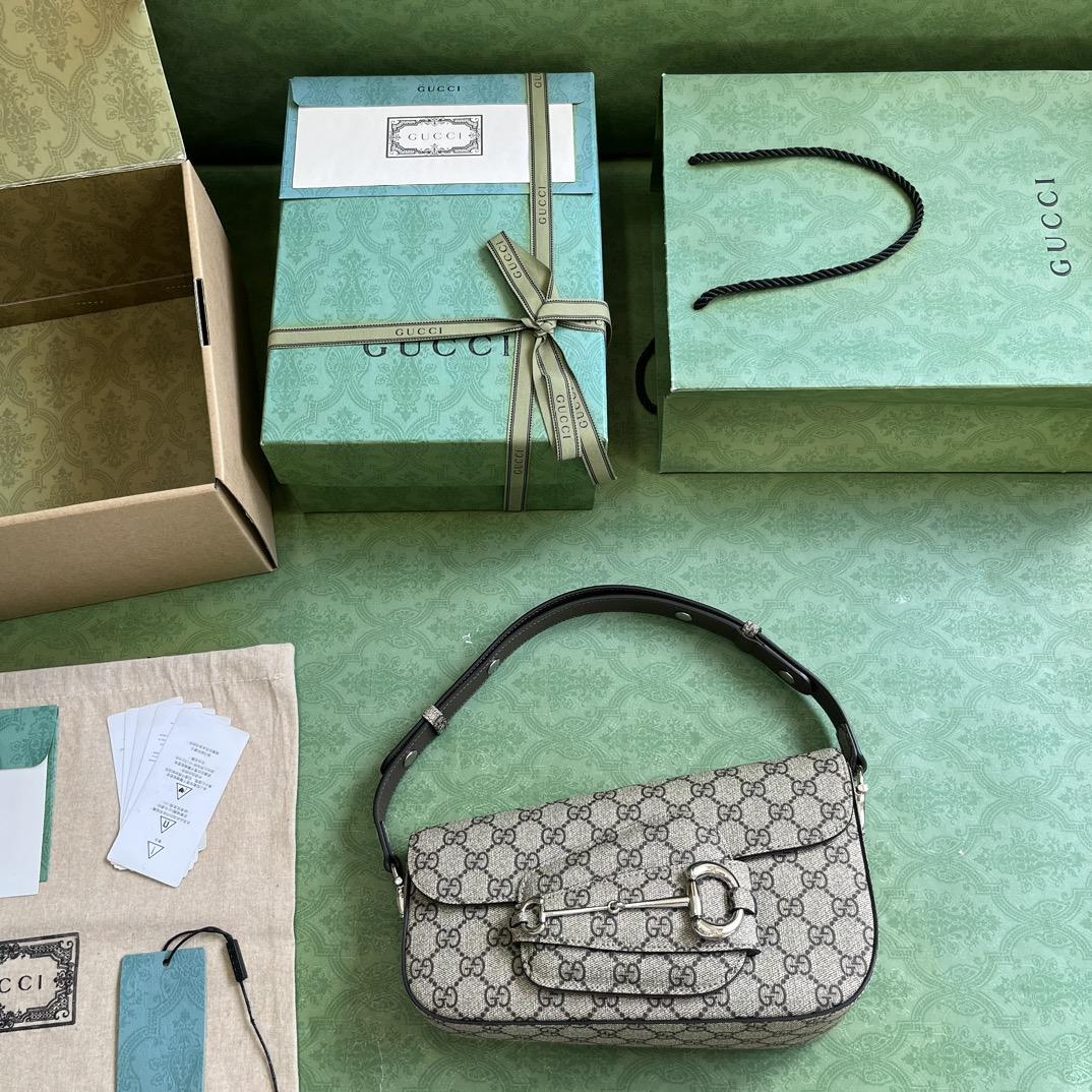 Gucci Horsebit 1955 Small Shoulder Bag - DopestKickz