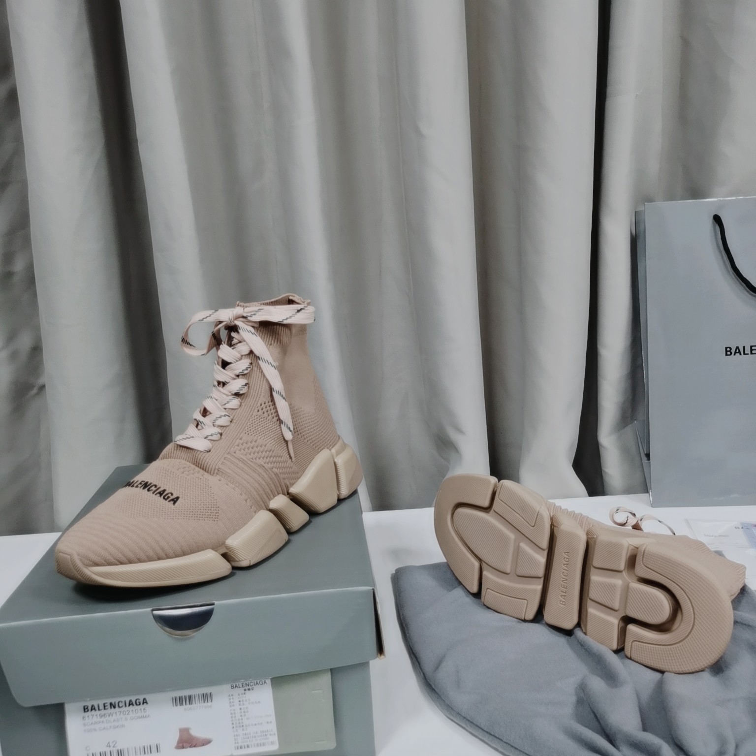 Balenciaga Speed 2.0 Lace Up Shoes - DopestKickz