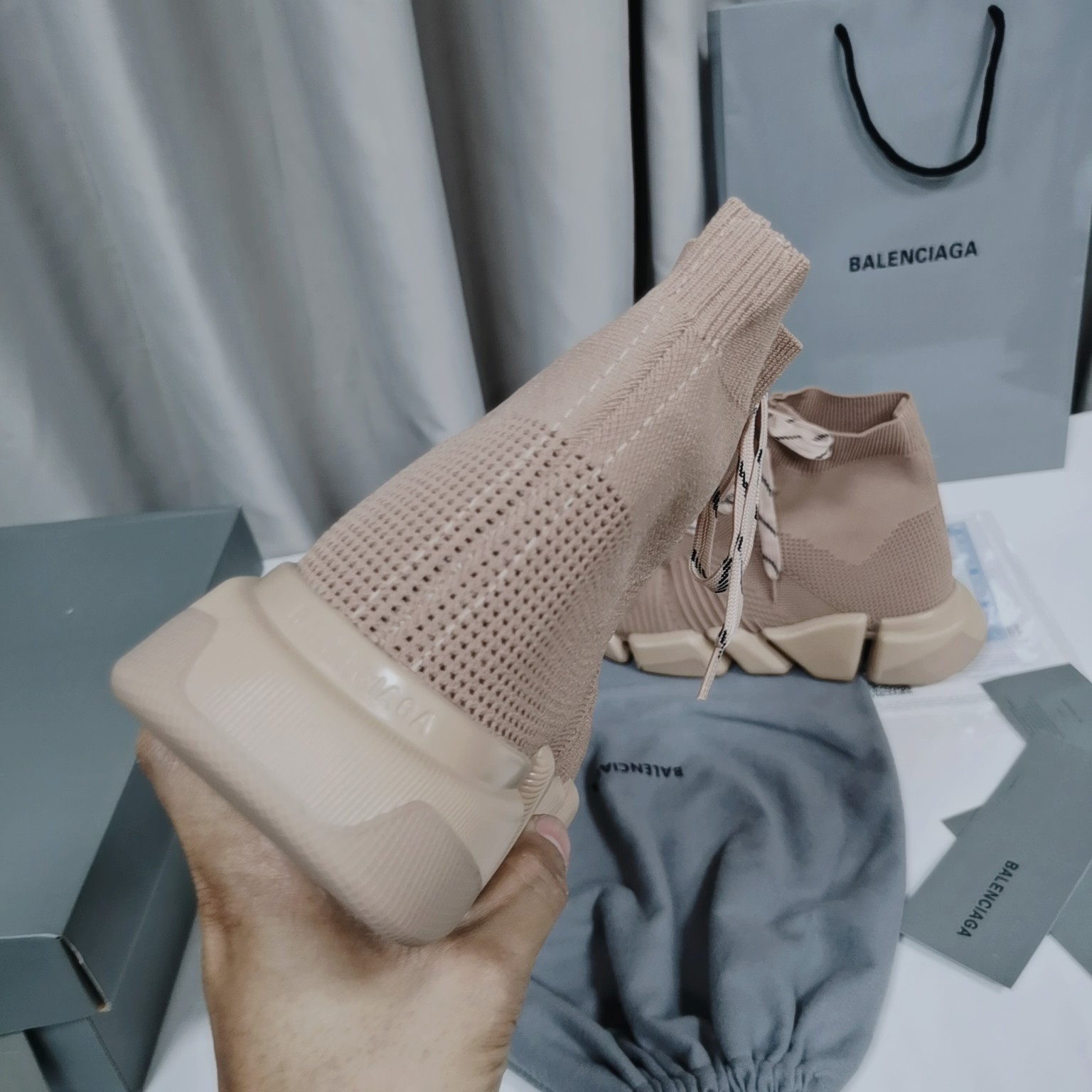 Balenciaga Speed 2.0 Lace Up Shoes - DopestKickz