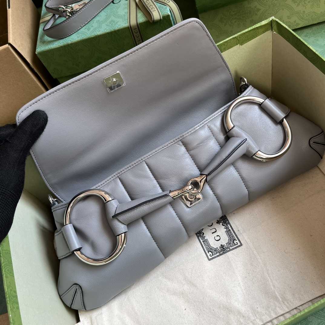 Gucci Horsebit Chain Medium Shoulder Bag (38x 15x 16cm) - DopestKickz