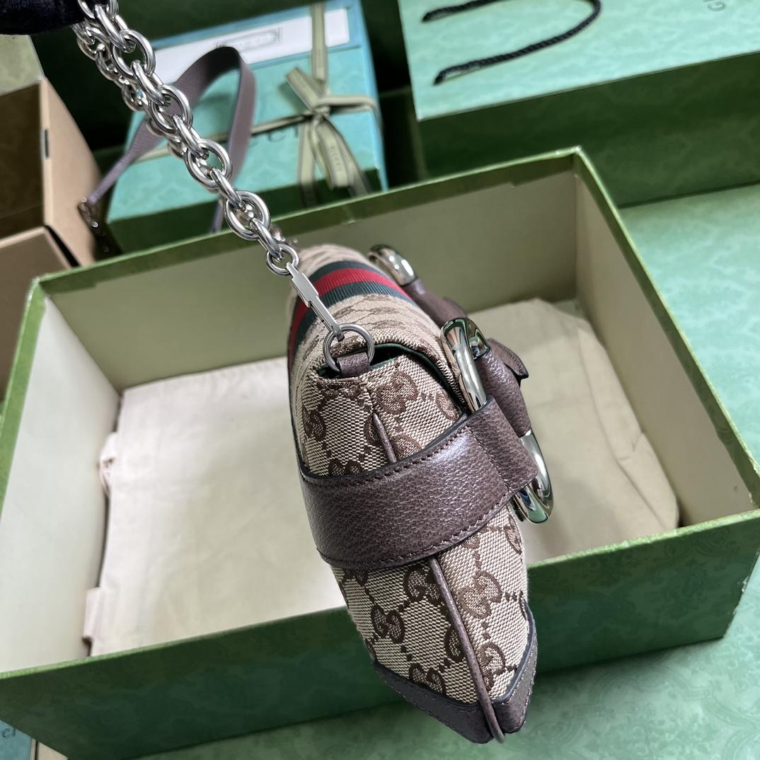 Gucci Horsebit Chain Medium Shoulder Bag (38x 15x 16cm) - DopestKickz