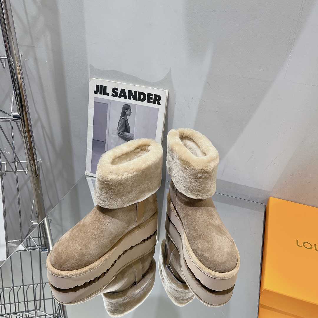 Louis Vuitton Aspen Platform Ankle Boot   - DopestKickz