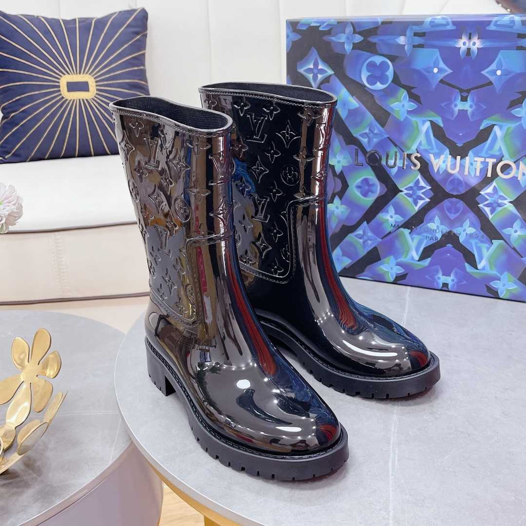 Louis Vuitton Drops Flat Half Boot - DopestKickz