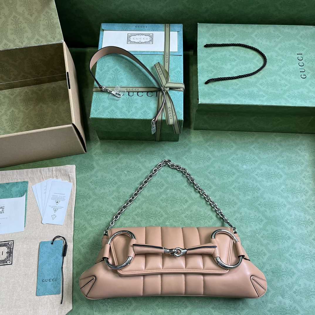 Gucci Horsebit Chain Medium Shoulder Bag (38x 15x 16cm) - DopestKickz