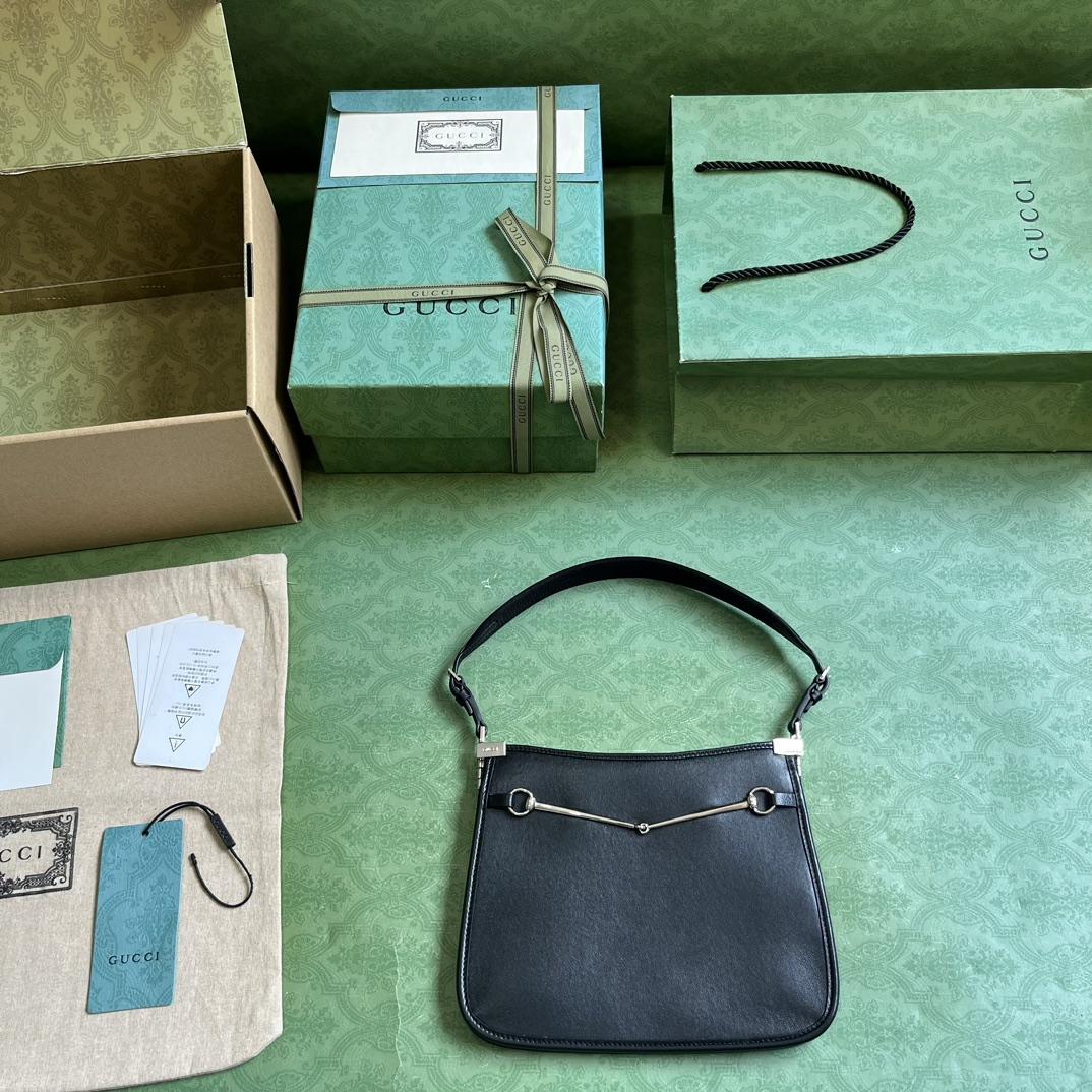 Gucci Horsebit Slim Small Shoulder Bag (23x 18.5x 3cm) - DopestKickz