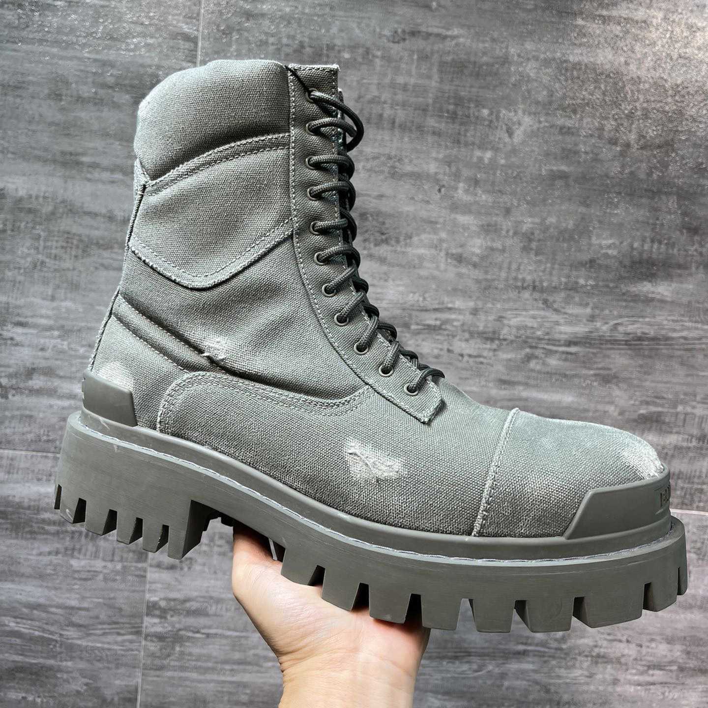 Balenciaga Men's Combat Strike 20mm Boot - DopestKickz
