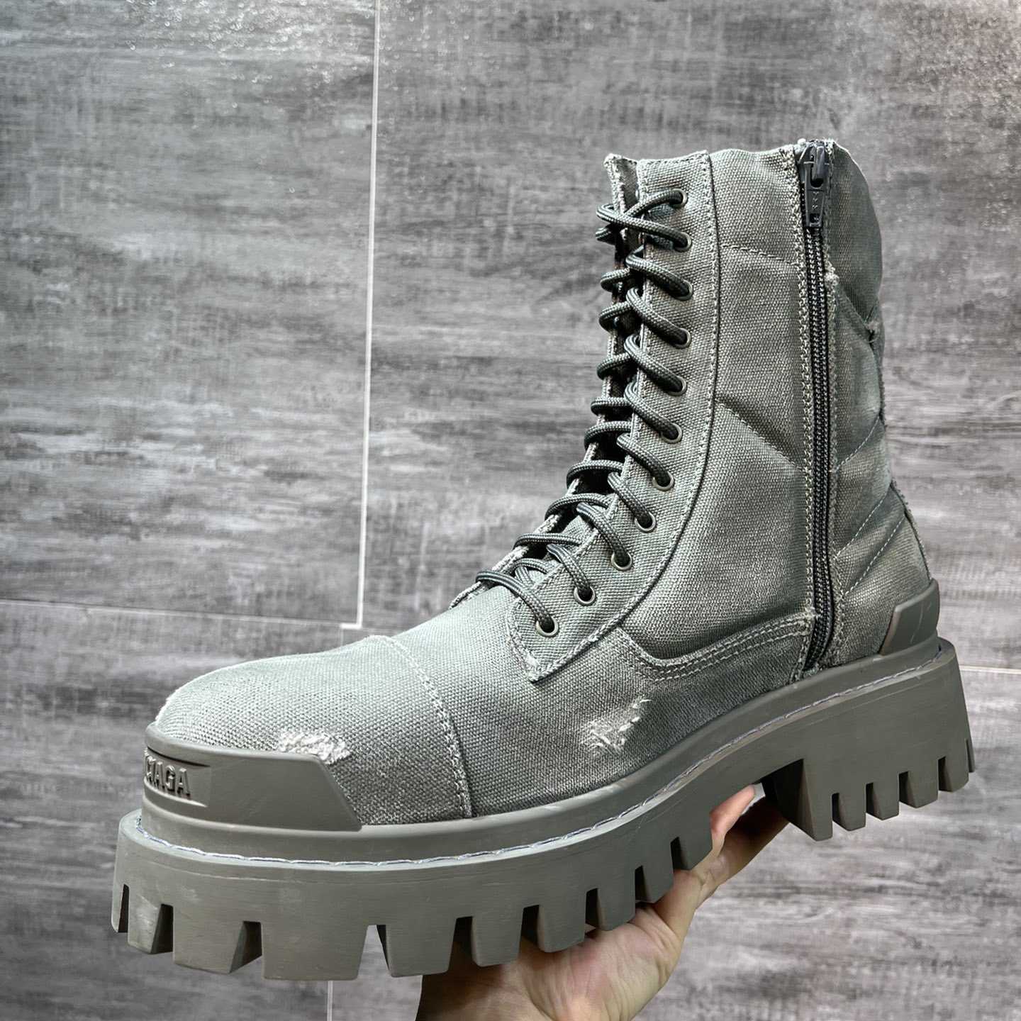 Balenciaga Men's Combat Strike 20mm Boot - DopestKickz