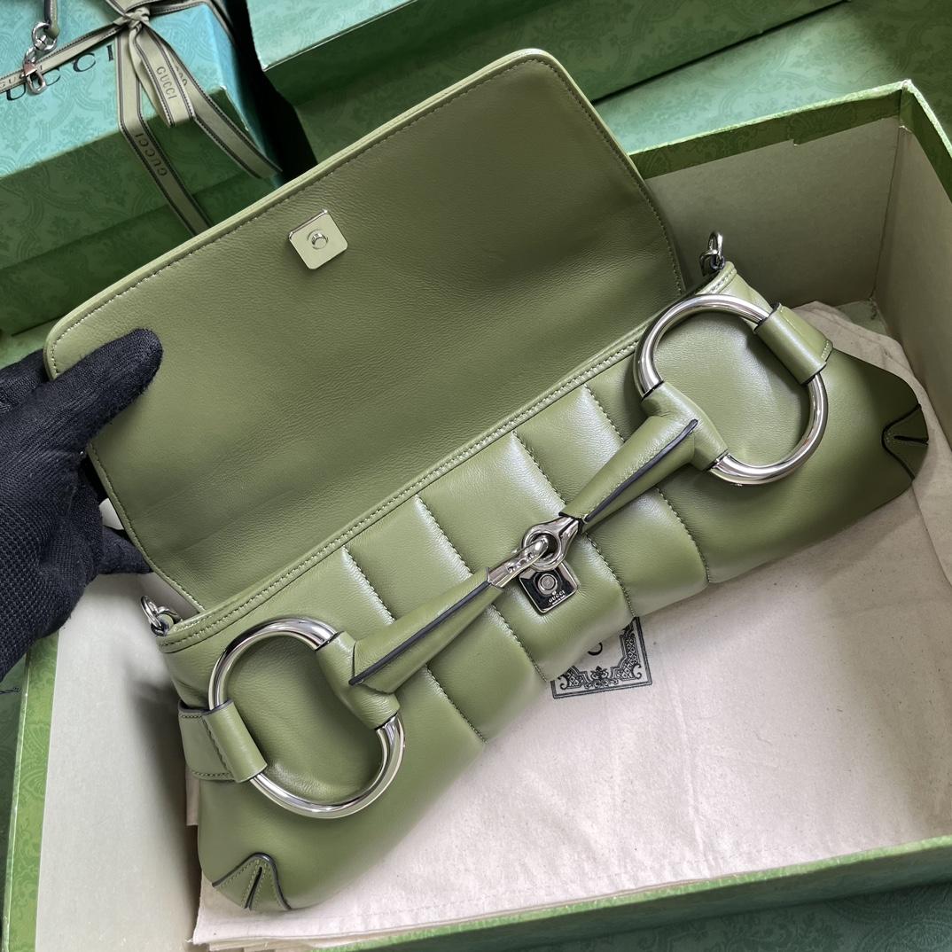 Gucci Horsebit Chain Medium Shoulder Bag (38x 15x 16cm) - DopestKickz