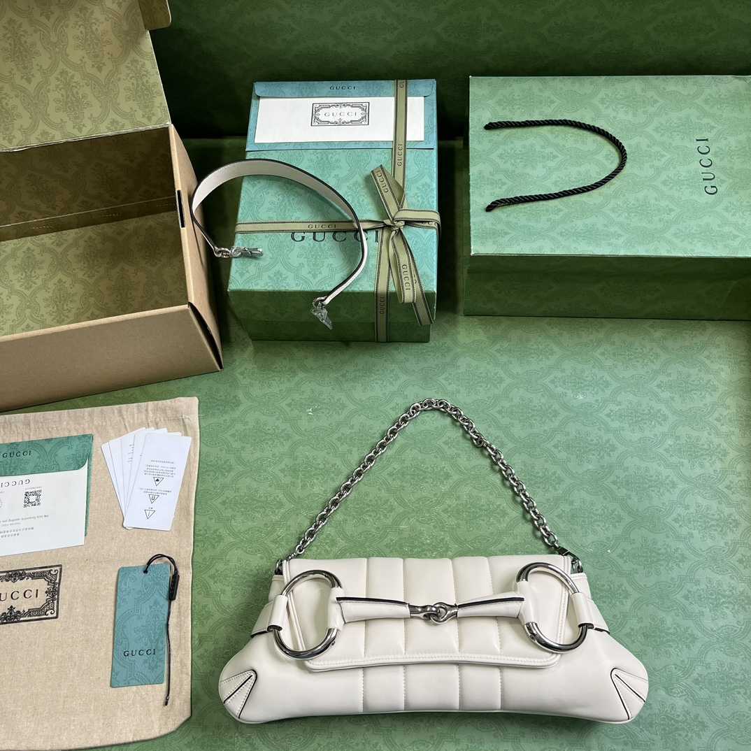 Gucci Horsebit Chain Medium Shoulder Bag (38x 15x 16cm) - DopestKickz