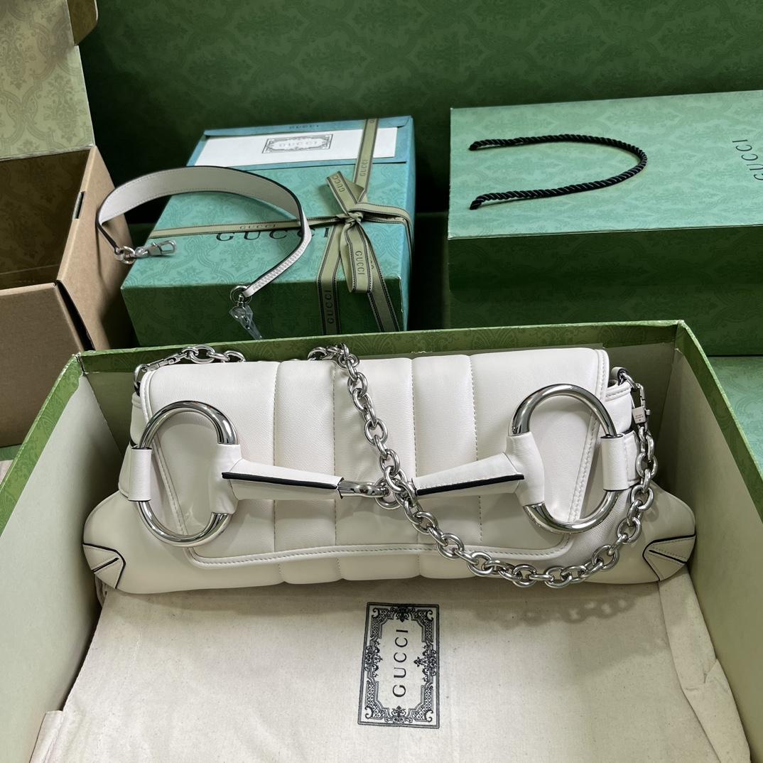 Gucci Horsebit Chain Medium Shoulder Bag (38x 15x 16cm) - DopestKickz