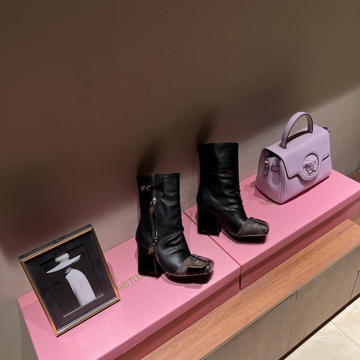 Louis Vuitton Patti Wedge Half Boot - DopestKickz