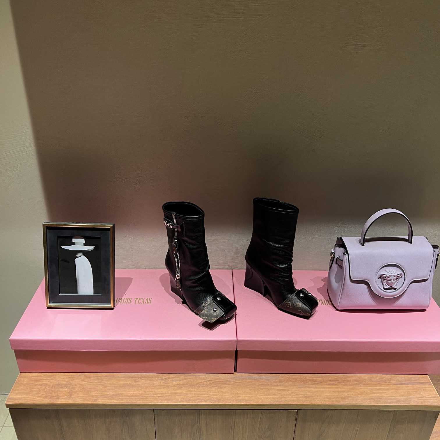 Louis Vuitton Patti Wedge Half Boot - DopestKickz
