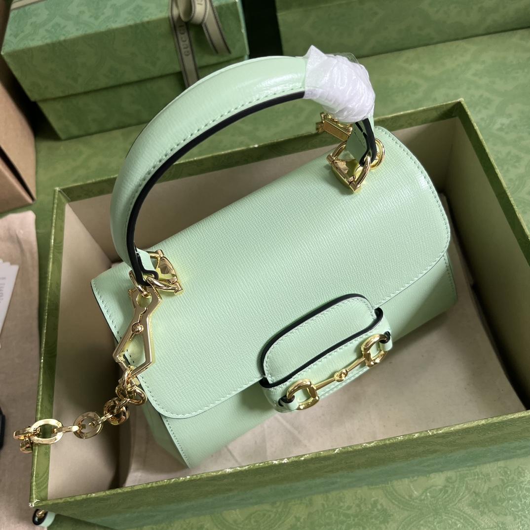 Gucci Horsebit 1955 Mini Top Handle Bag(22x16x10.5cm) - DopestKickz