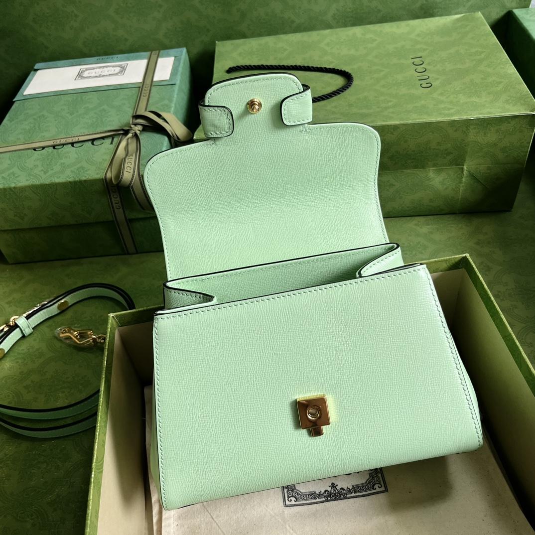 Gucci Horsebit 1955 Mini Top Handle Bag(22x16x10.5cm) - DopestKickz