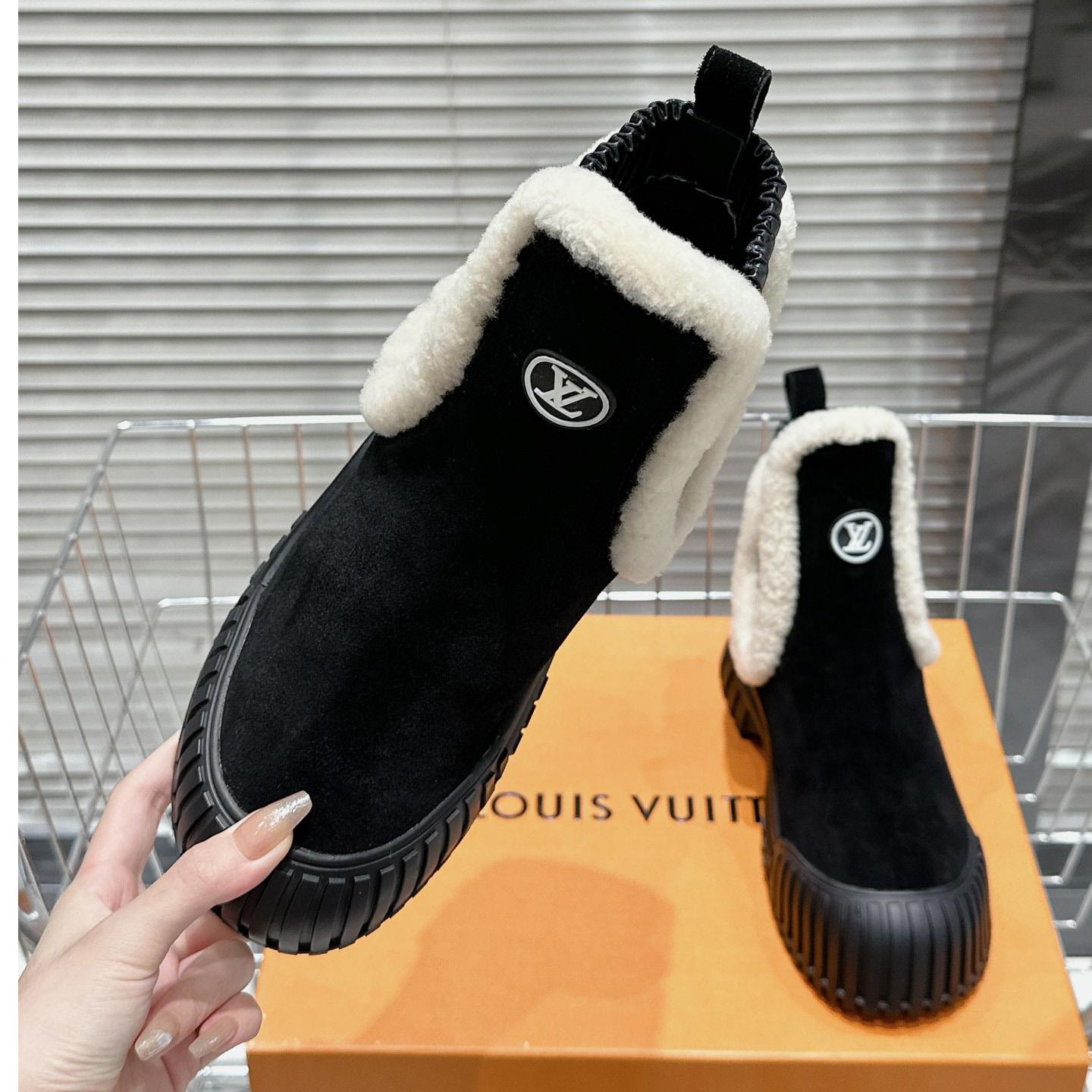 Louis Vuitton Ruby Flat Ankle Boot - DopestKickz
