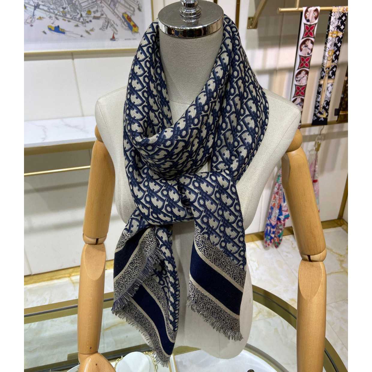 Dior Oblique Shawl - DopestKickz