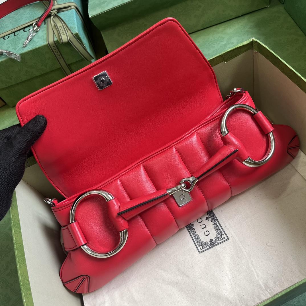 Gucci Horsebit Chain Medium Shoulder Bag (38x 15x 16cm) - DopestKickz