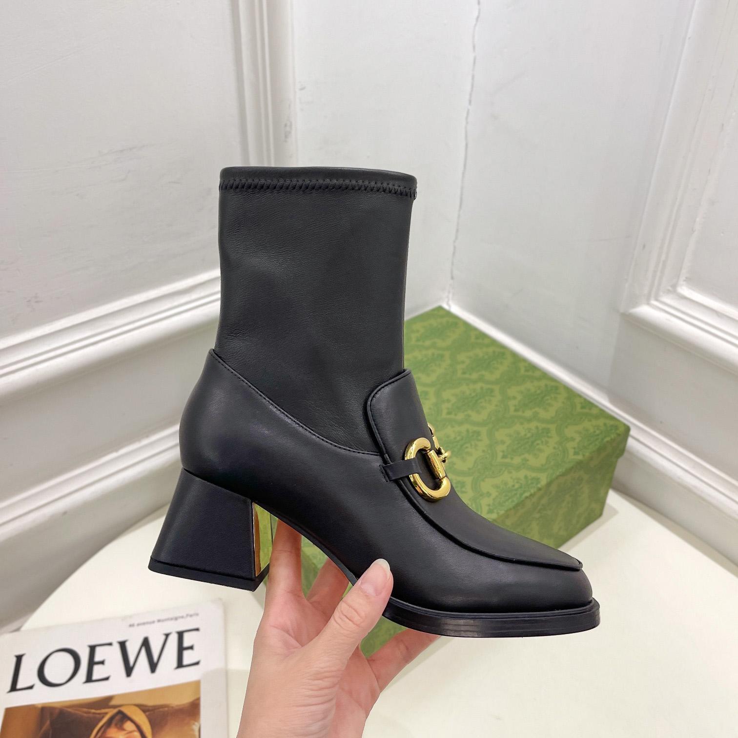 Gucci Women's Boots With Horsebit - DopestKickz