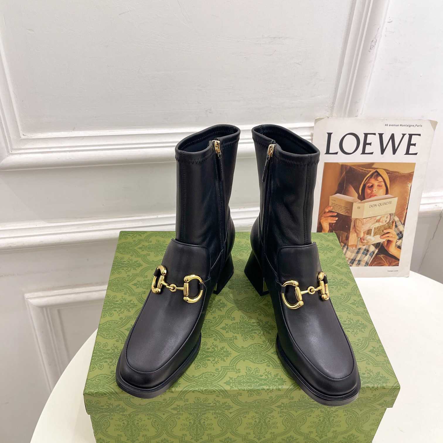 Gucci Women's Boots With Horsebit - DopestKickz