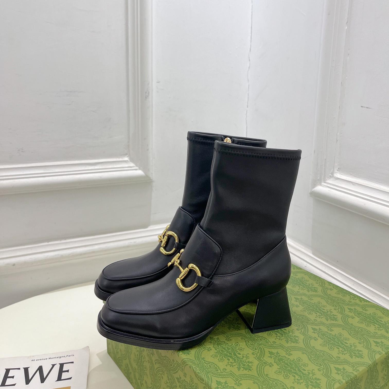 Gucci Women's Boots With Horsebit - DopestKickz