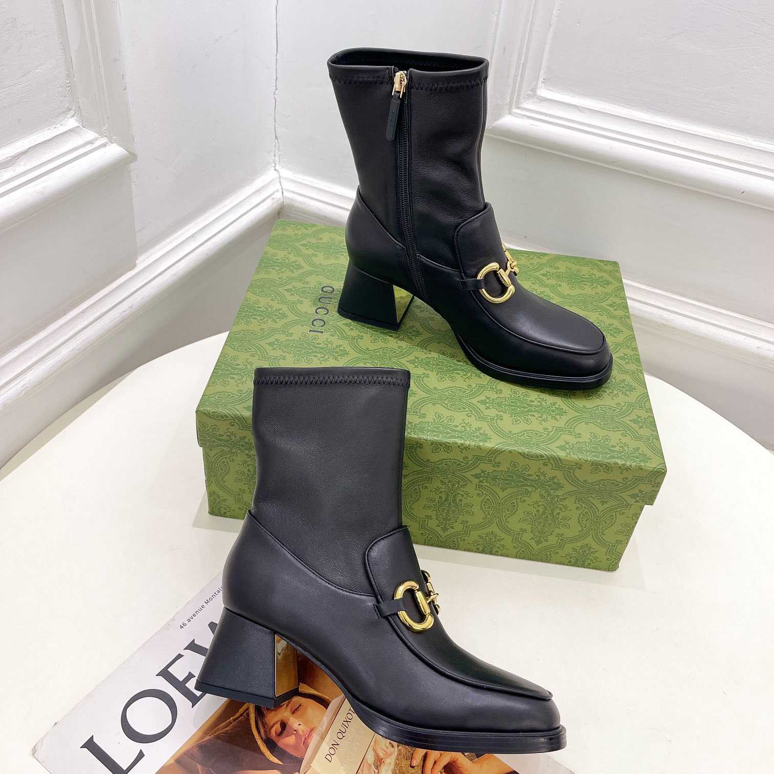 Gucci Women's Boots With Horsebit - DopestKickz