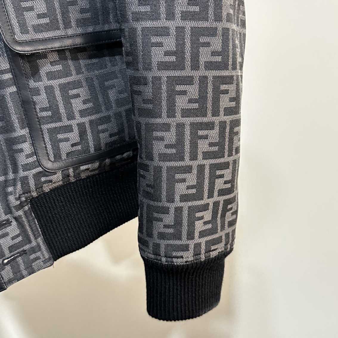Fendi FF Jacquard Fabric Jacket - DopestKickz