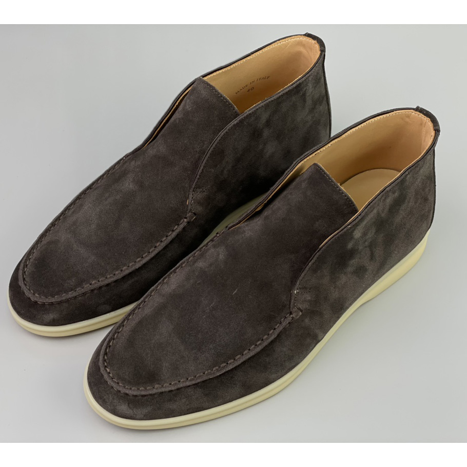 Loro Piana White Sole Summer Walk Loafers - DopestKickz