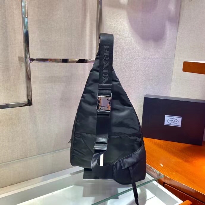 Prada Re-Nylon And Leather Backpack - DopestKickz