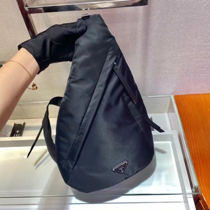 Prada Re-Nylon And Leather Backpack - DopestKickz