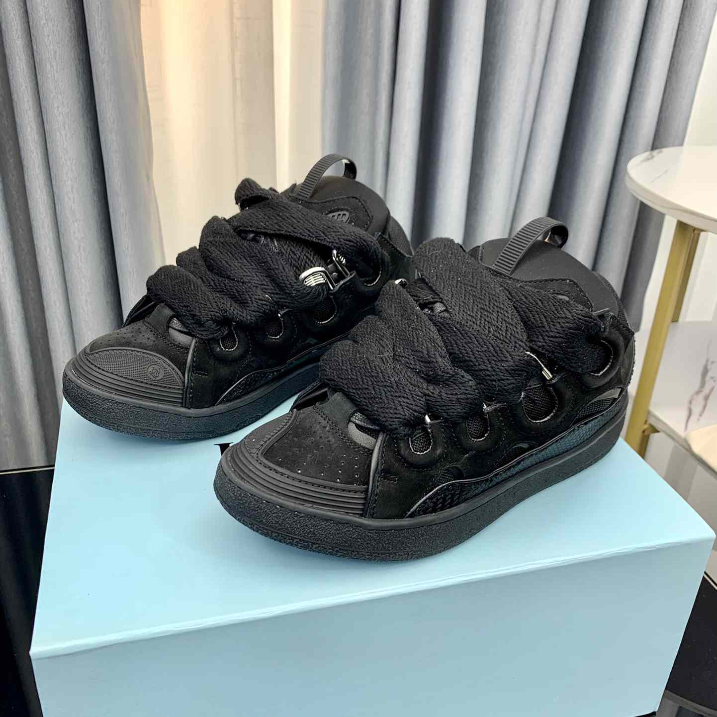 Lanvin Low-top Curb Zig Zag-laces Sneakers - DopestKickz