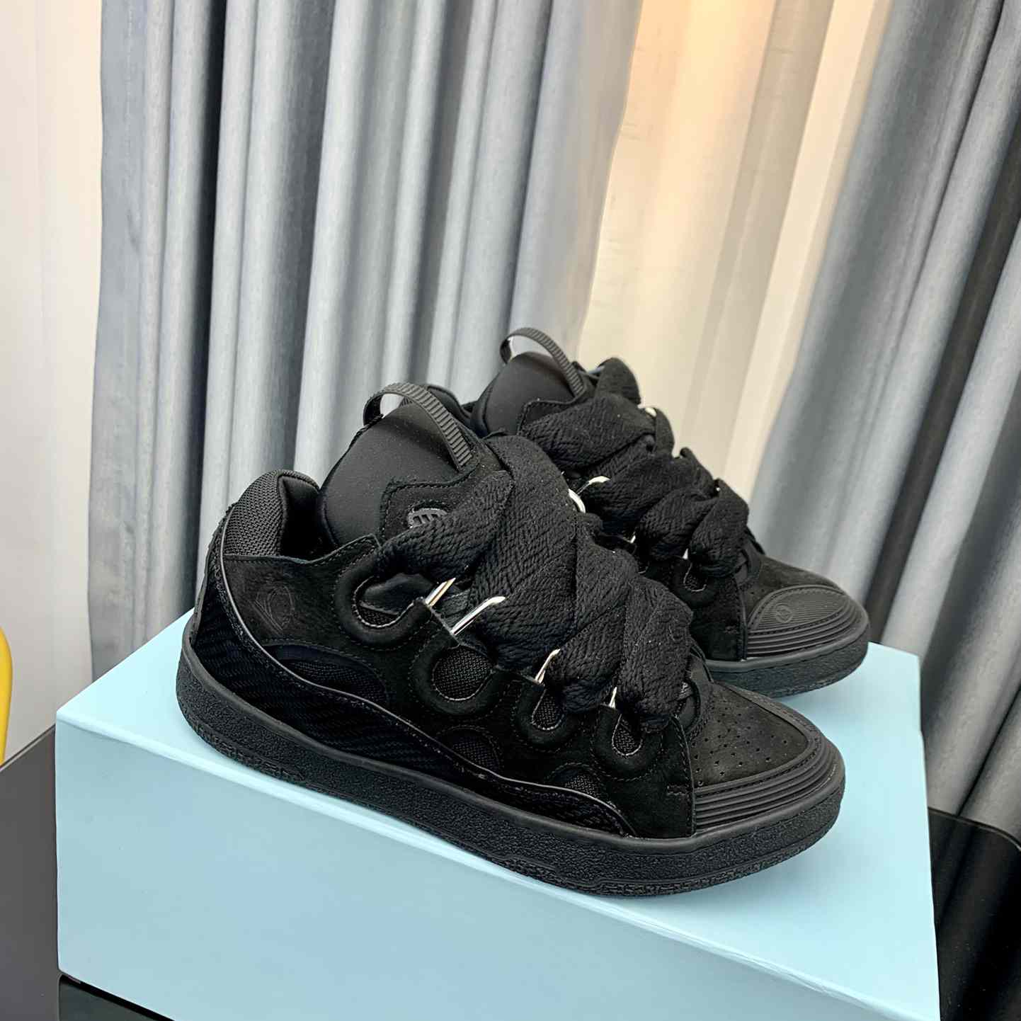 Lanvin Low-top Curb Zig Zag-laces Sneakers - DopestKickz