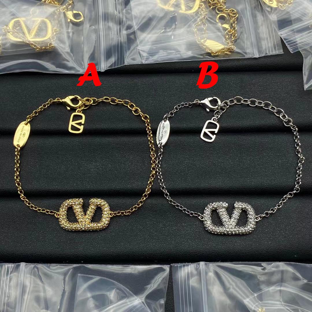 Valenti Garavani VLOGO Tone Swarovski Crystal Bracelet - DopestKickz