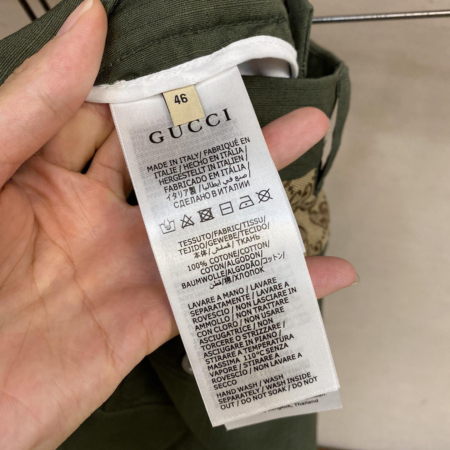 Gucci Cotton Cargo Trouser - DopestKickz