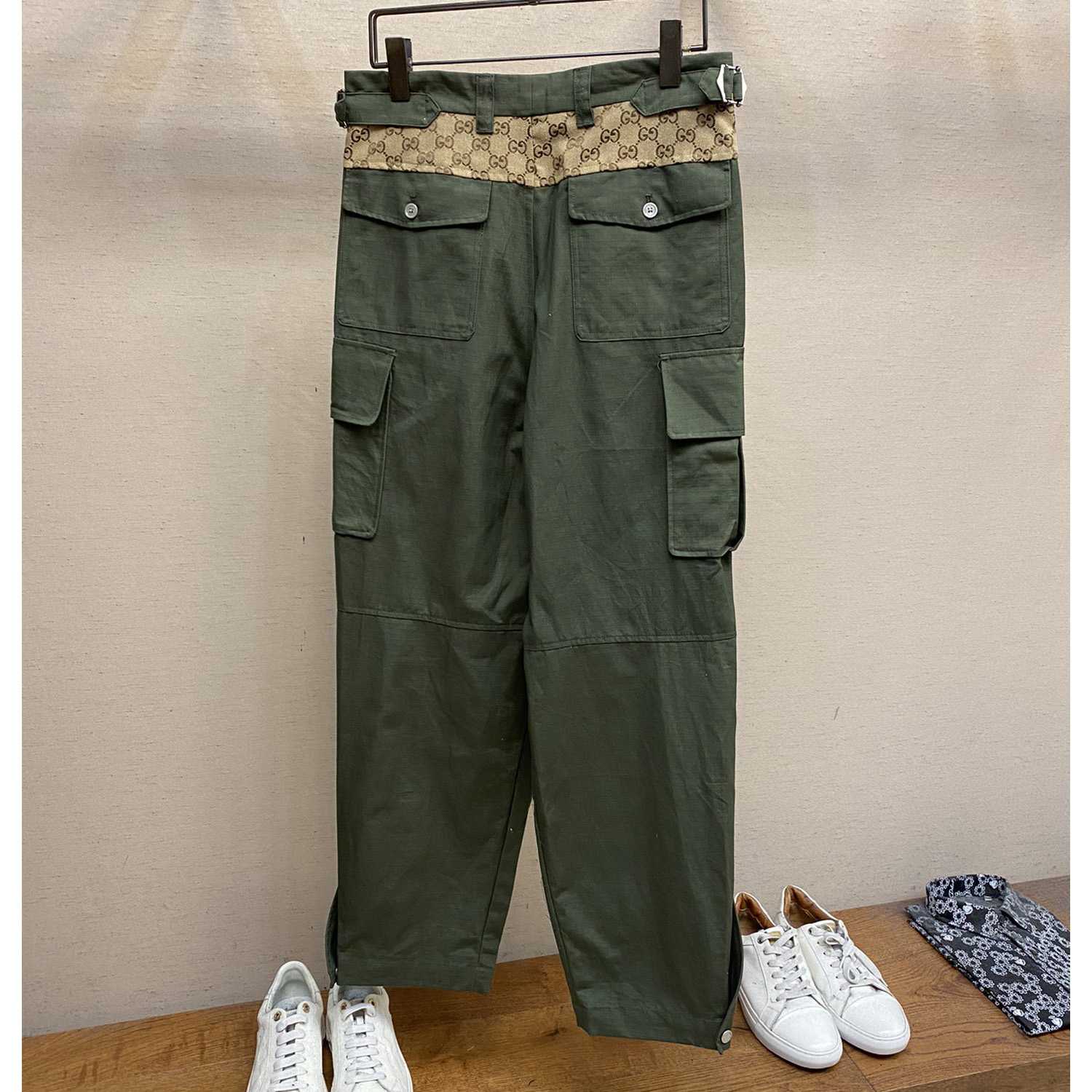 Gucci Cotton Cargo Trouser - DopestKickz