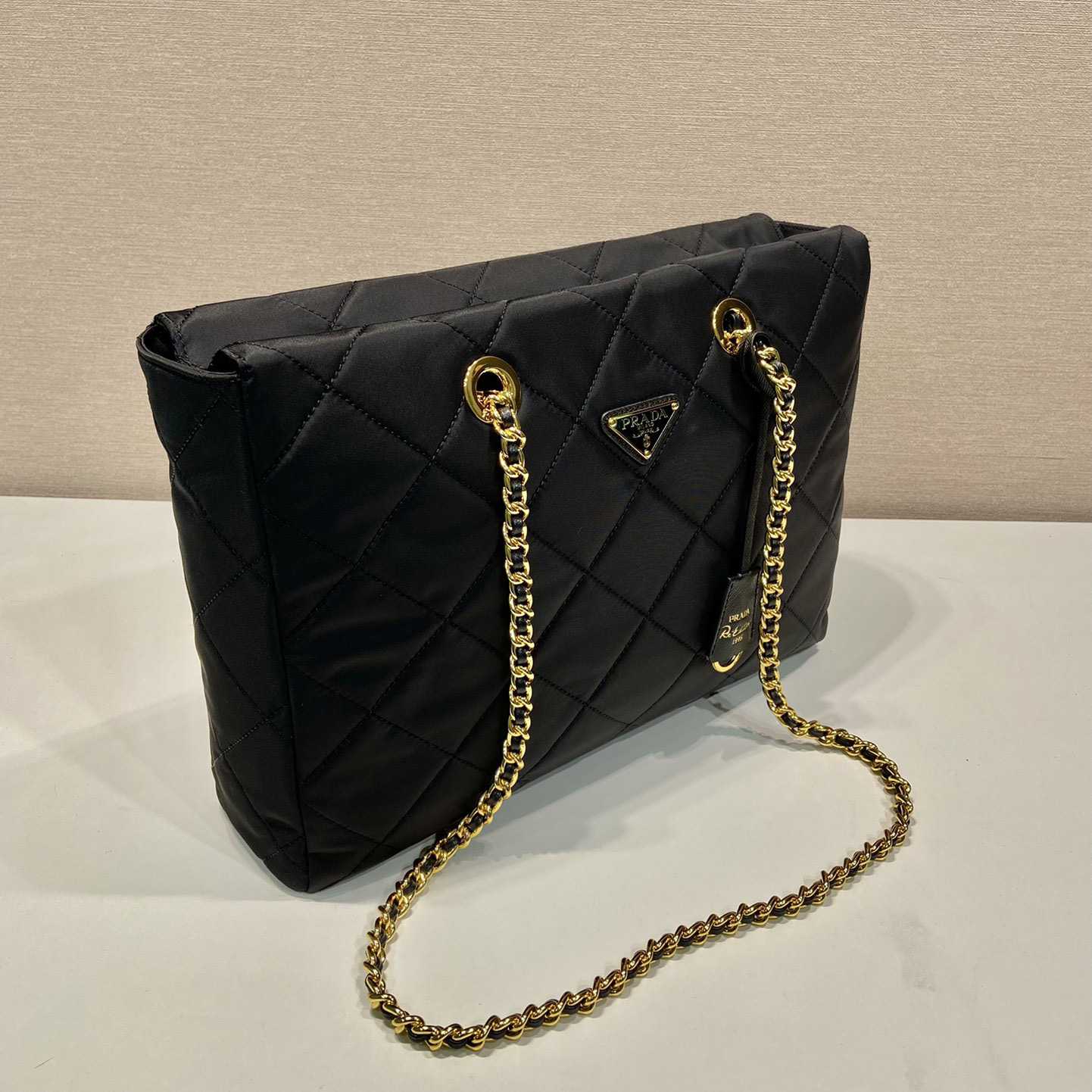 Prada Re-Edition 1995 Chaine Large Re-Nylon Bag - DopestKickz