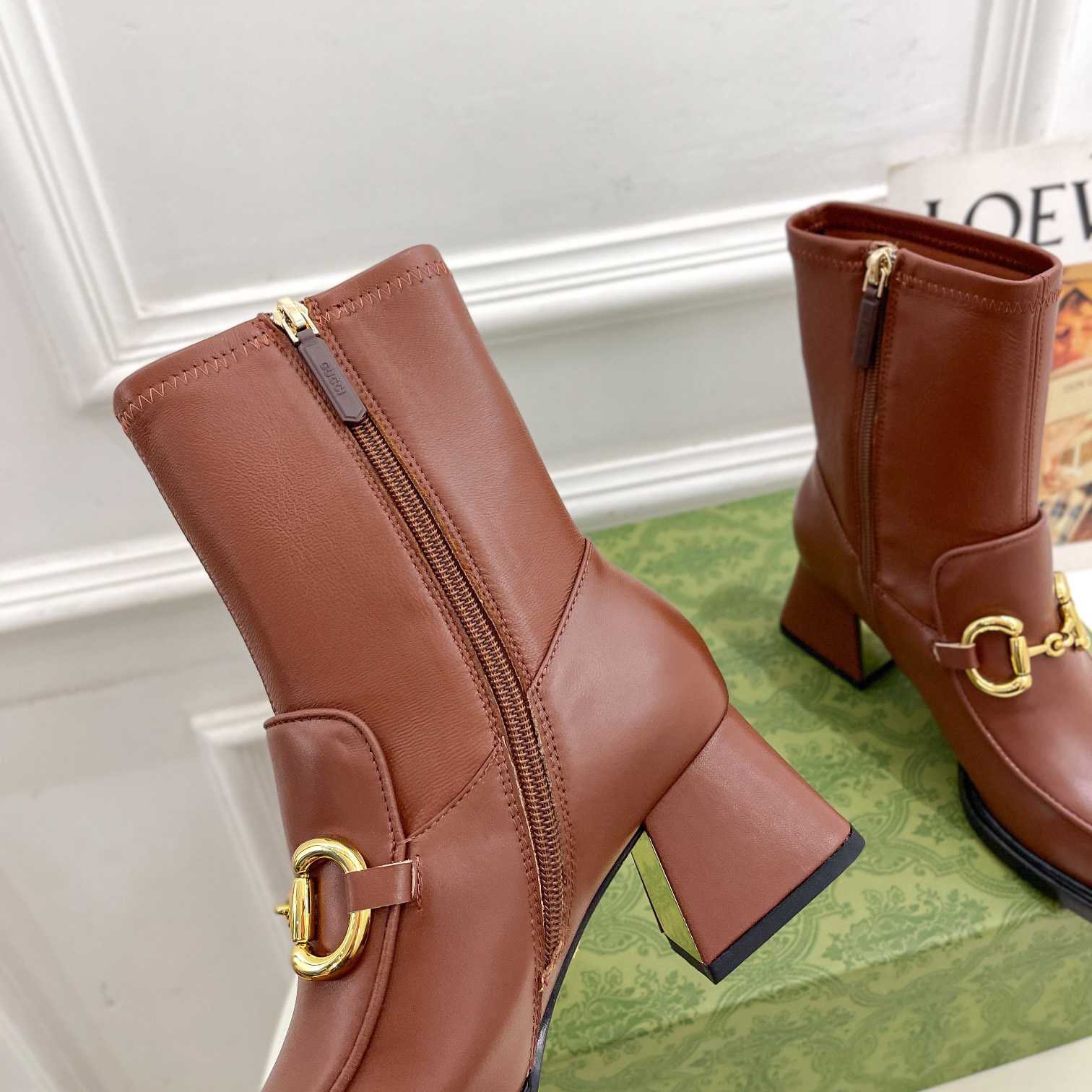 Gucci Women's Boots With Horsebit - DopestKickz
